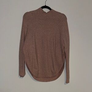 COS Women's high Neck Sweater in pale pink
